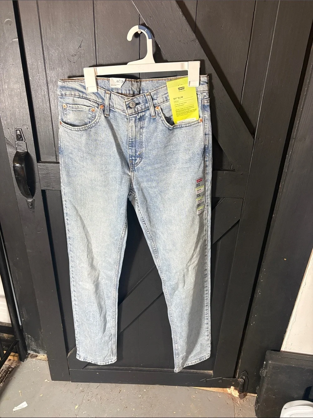 Levi's Men's Vintage Light Blue Slim Straight Jeans
